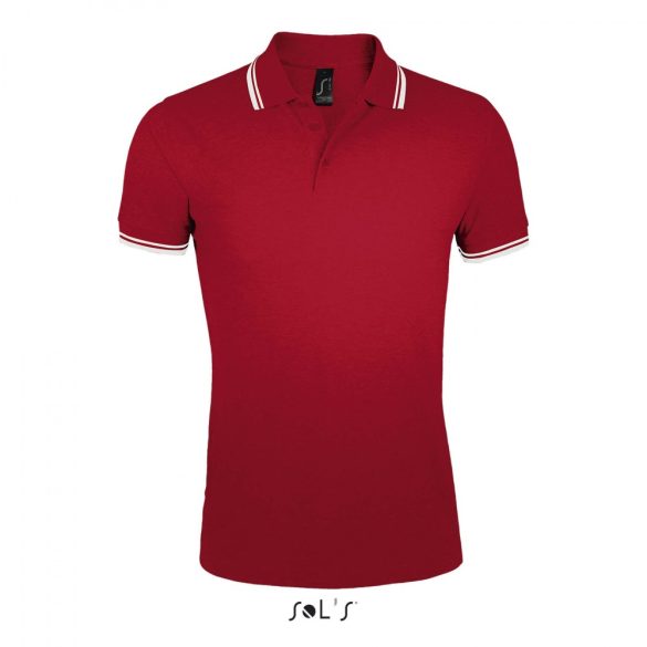 so00577-Tricou-polo-adult-barbat-Sols-Pasadena-Red-White