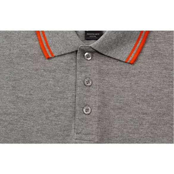 so00577 - Tricou polo adult barbat Sol's Pasadena Pique  [White/Aqua]