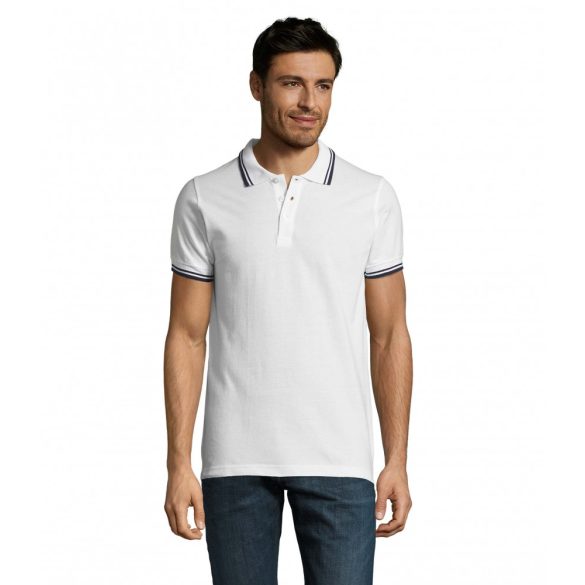 so00577-Tricou-polo-adult-barbat-Sols-Pasadena-White-Navy