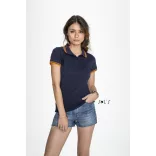 so00578-Tricou-polo-adult-dama-Sols-Pasadena-French-Navy-Neon-Orange