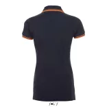 so00578-Tricou-polo-adult-dama-Sols-Pasadena-French-Navy-Neon-Orange