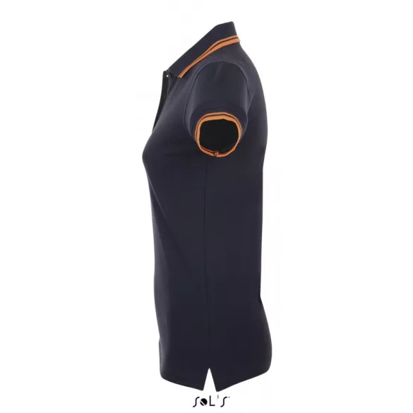 so00578-Tricou-polo-adult-dama-Sols-Pasadena-French-Navy-Neon-Orange