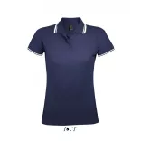 so00578-Tricou-polo-adult-dama-Sols-Pasadena-French-Navy-White