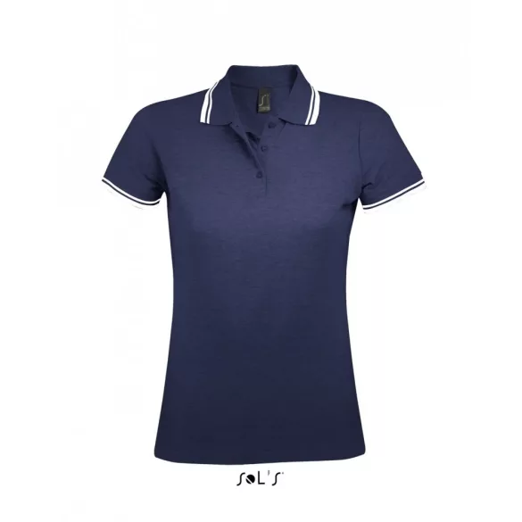 so00578-Tricou-polo-adult-dama-Sols-Pasadena-French-Navy-White