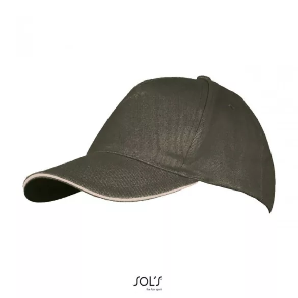 SO00594-Sapca-din-bumbac-pieptanat-5-panele-LONG-BEACH-ArmyBeige