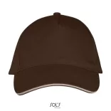 SO00594-Sapca-din-bumbac-pieptanat-5-panele-LONG-BEACH-ChocolateBeige