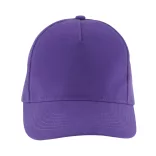 SO00594 - Sapca din bumbac pieptanat - 5 panele - LONG BEACH - [Dark Purple]