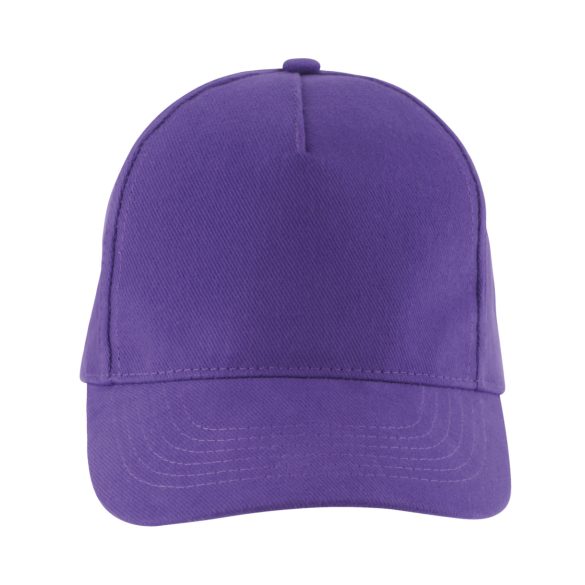 SO00594 - Sapca din bumbac pieptanat - 5 panele - LONG BEACH - [Dark Purple]