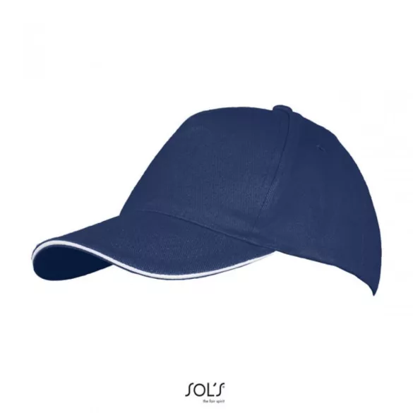 SO00594-Sapca-din-bumbac-pieptanat-5-panele-LONG-BEACH-French-NavyWhit