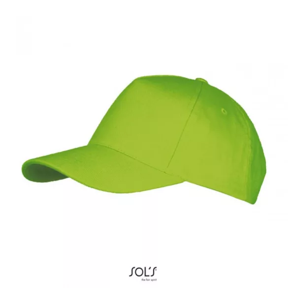 SO00594-Sapca-din-bumbac-pieptanat-5-panele-LONG-BEACH-Lime