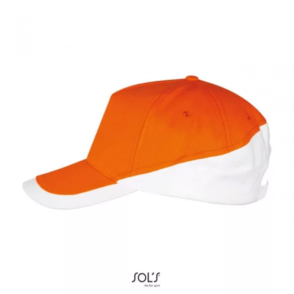 SO00595-Sapca-din-bumbac-pieptanat-5-panele-BOOSTER-OrangeWhite