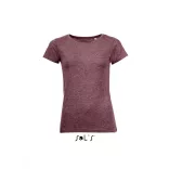 so01181-Tricou-adult-dama-sols-Mixed-Heather-Burgundy
