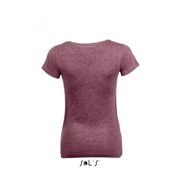 so01181-Tricou-adult-dama-sols-Mixed-Heather-Burgundy
