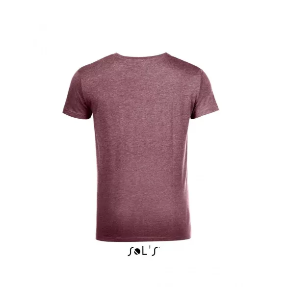 so01182-Tricou-adult-barbat-sols-Mixed-Heather-Burgundy