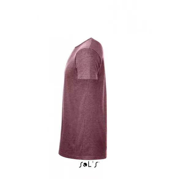 so01182-Tricou-adult-barbat-sols-Mixed-Heather-Burgundy