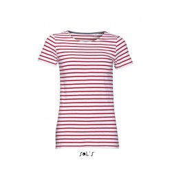 so01399-Tricou-adult-dama-sols-Miles-White-Red
