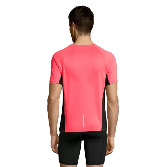 so01414nec-Tricou-sport-alergare-adult-barbat-SOLS-SYDNEY-Neon-Coral