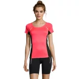 so01415nec-Tricou-sport-alergare-adult-dama-SOLS-SYDNEY-Neon-Coral