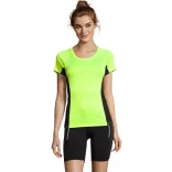 so01415ney-Tricou-sport-alergare-adult-dama-SOLS-SYDNEY-Neon-Yellow