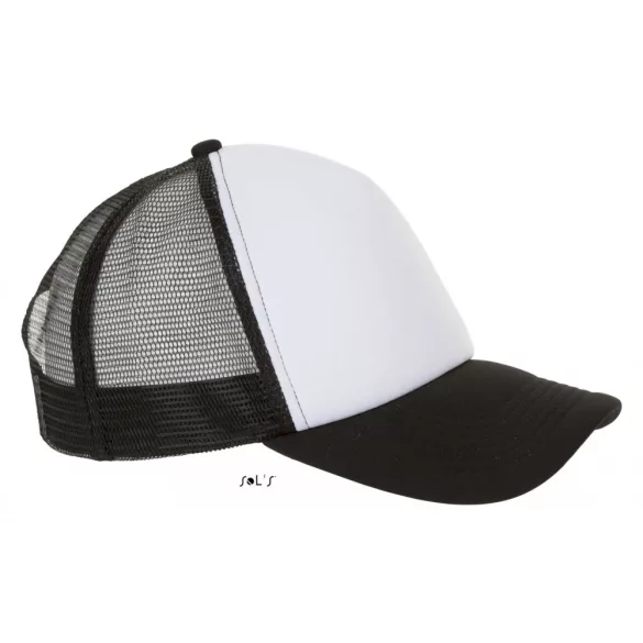 SO01668-Sapca-5-panele-tip-trucker-BUBBLE-WhiteBlack