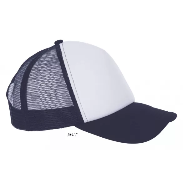 SO01668-Sapca-5-panele-tip-trucker-BUBBLE-WhiteFrench-Navy