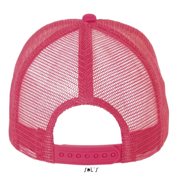 SO01668-Sapca-5-panele-tip-trucker-BUBBLE-WhiteNeon-Coral