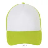 SO01668-Sapca-5-panele-tip-trucker-BUBBLE-WhiteNeon-Green