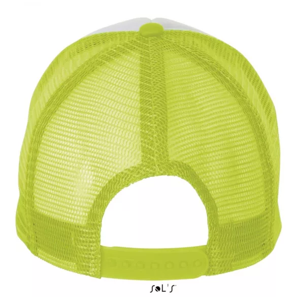 SO01668-Sapca-5-panele-tip-trucker-BUBBLE-WhiteNeon-Green
