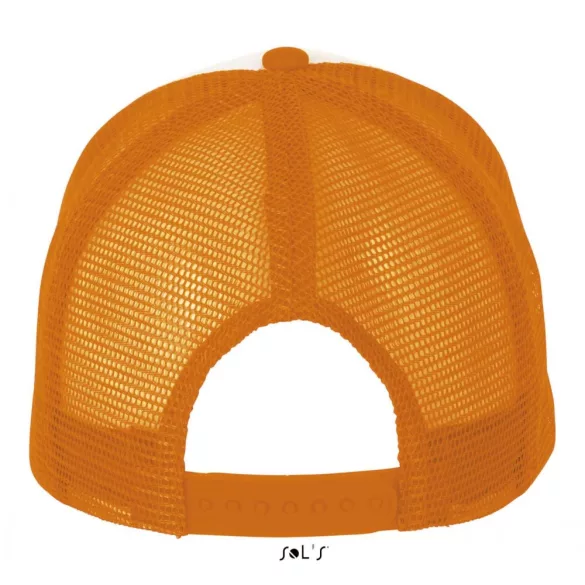 SO01668-Sapca-5-panele-tip-trucker-BUBBLE-WhiteNeon-Orange