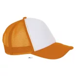 SO01668-Sapca-5-panele-tip-trucker-BUBBLE-WhiteNeon-Orange