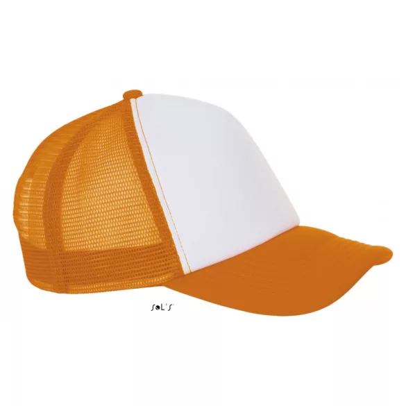 SO01668-Sapca-5-panele-tip-trucker-BUBBLE-WhiteNeon-Orange