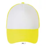 SO01668-Sapca-5-panele-tip-trucker-BUBBLE-WhiteNeon-Yellow