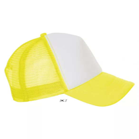 SO01668-Sapca-5-panele-tip-trucker-BUBBLE-WhiteNeon-Yellow