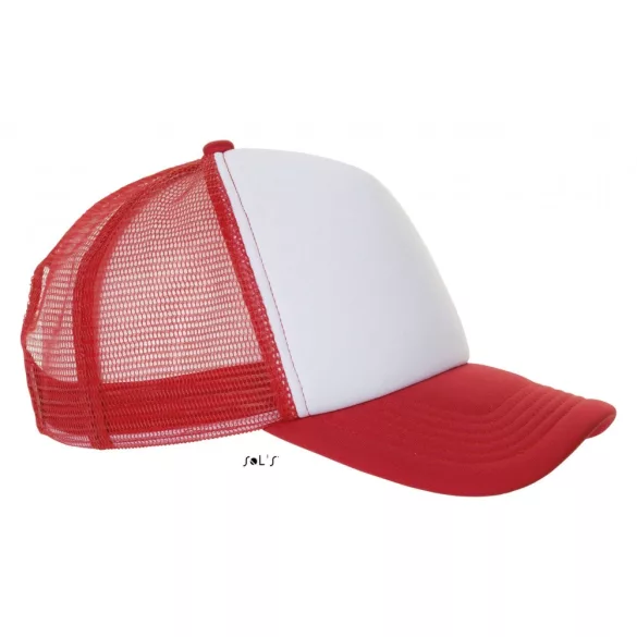 SO01668-Sapca-5-panele-tip-trucker-BUBBLE-WhiteRed