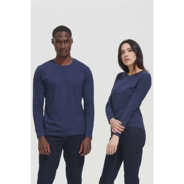 so02074 - Bluza adult barbat Sol's Imperial LSL [Bottle Green]