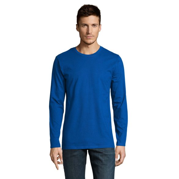 so02074 - Bluza adult barbat Sol's Imperial LSL [Royal Blue]
