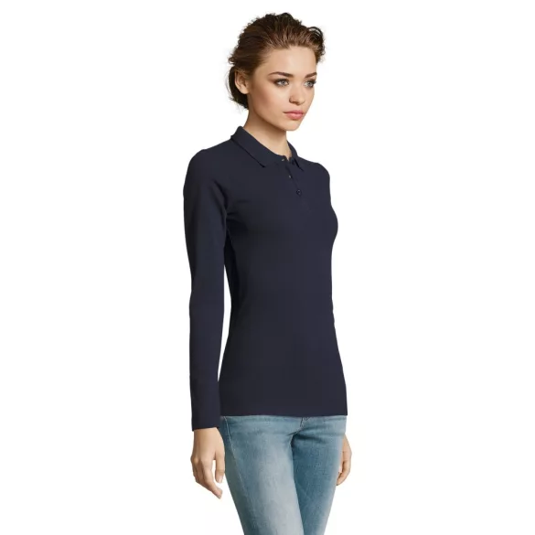 so02083-Tricou-polo-cu-maneca-lunga-adult-dama-SOLS-PERFECT-LSL-French-Navy