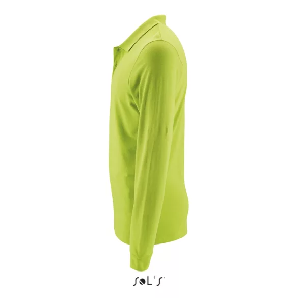 so02087-Tricou-polo-cu-maneca-lunga-adult-barbat-SOLS-PERFECT-LSL-Apple-Green