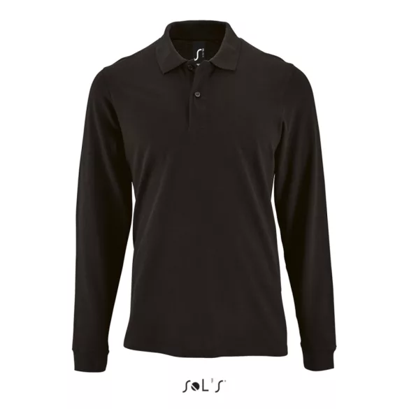 so02087-Tricou-polo-cu-maneca-lunga-adult-barbat-SOLS-PERFECT-LSL-Black
