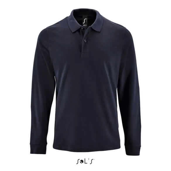 so02087-Tricou-polo-cu-maneca-lunga-adult-barbat-SOLS-PERFECT-LSL-French-Navy