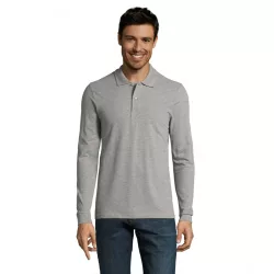 so02087-Tricou-polo-cu-maneca-lunga-adult-barbat-SOLS-PERFECT-LSL-Grey-Melange