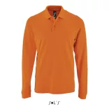 so02087 - Tricou polo cu maneca lunga adult barbat - SOLS PERFECT LSL PIQUE [Orange]