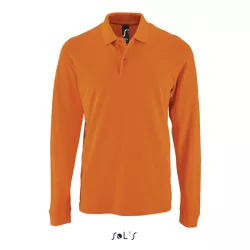   so02087 - Tricou polo cu maneca lunga adult barbat - SOLS PERFECT LSL PIQUE [Orange]