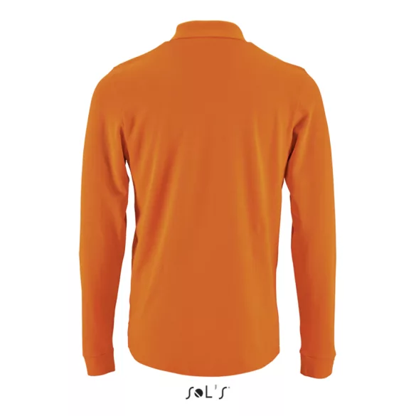 so02087 - Tricou polo cu maneca lunga adult barbat - SOLS PERFECT LSL PIQUE [Orange]