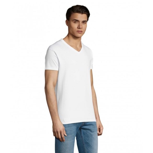 so02940wh-Tricou-adult-barbat-SOLS-IMPERIAL-V-NECK-White