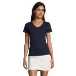 so02941fn-Tricou-adult-dama-SOLS-IMPERIAL-V-NECK-French-Navy