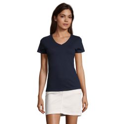so02941fn-Tricou-adult-dama-SOLS-IMPERIAL-V-NECK-French-Navy