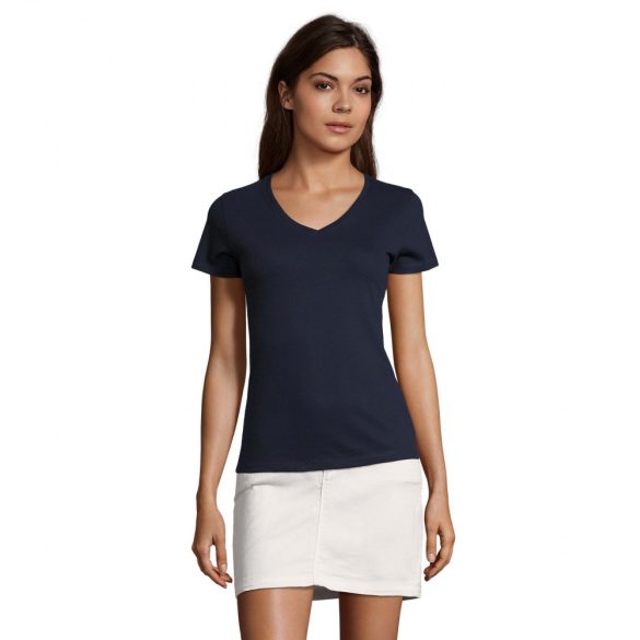 so02941fn-Tricou-adult-dama-SOLS-IMPERIAL-V-NECK-French-Navy