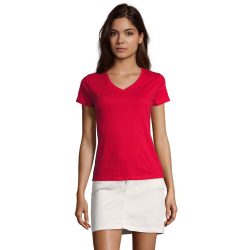 so02941re-Tricou-adult-dama-SOLS-IMPERIAL-V-NECK-Red