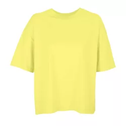   so03807 - Tricou oversized dama Sol's Boxy [Light Yellow]